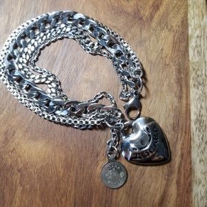 Nora Bracelet Stainless Steel 7.25" +1"